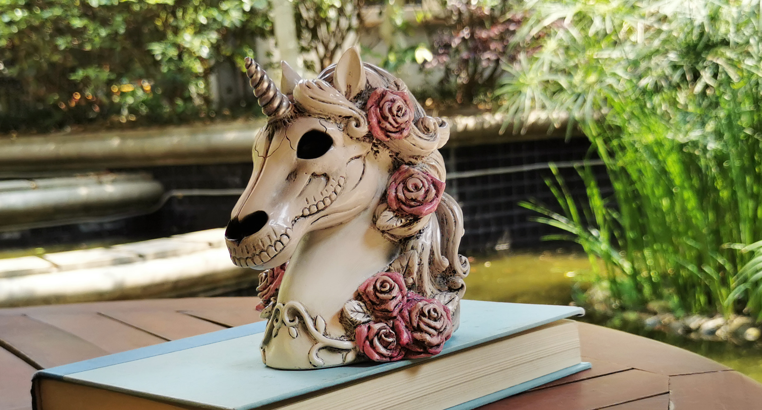 Amazon.com: Gothic Unicorn Skull Piggy Bank Sugar Skull Gift for